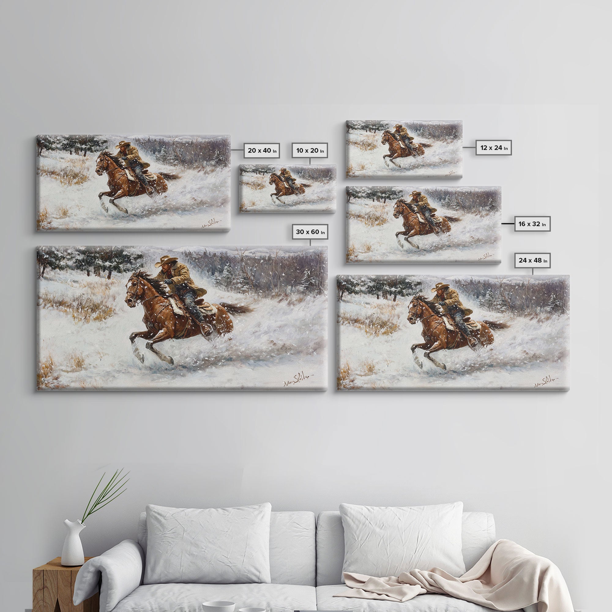 Autumn Harvest Woman Field Pumpkins Framed Canvas Farmhouse Wall