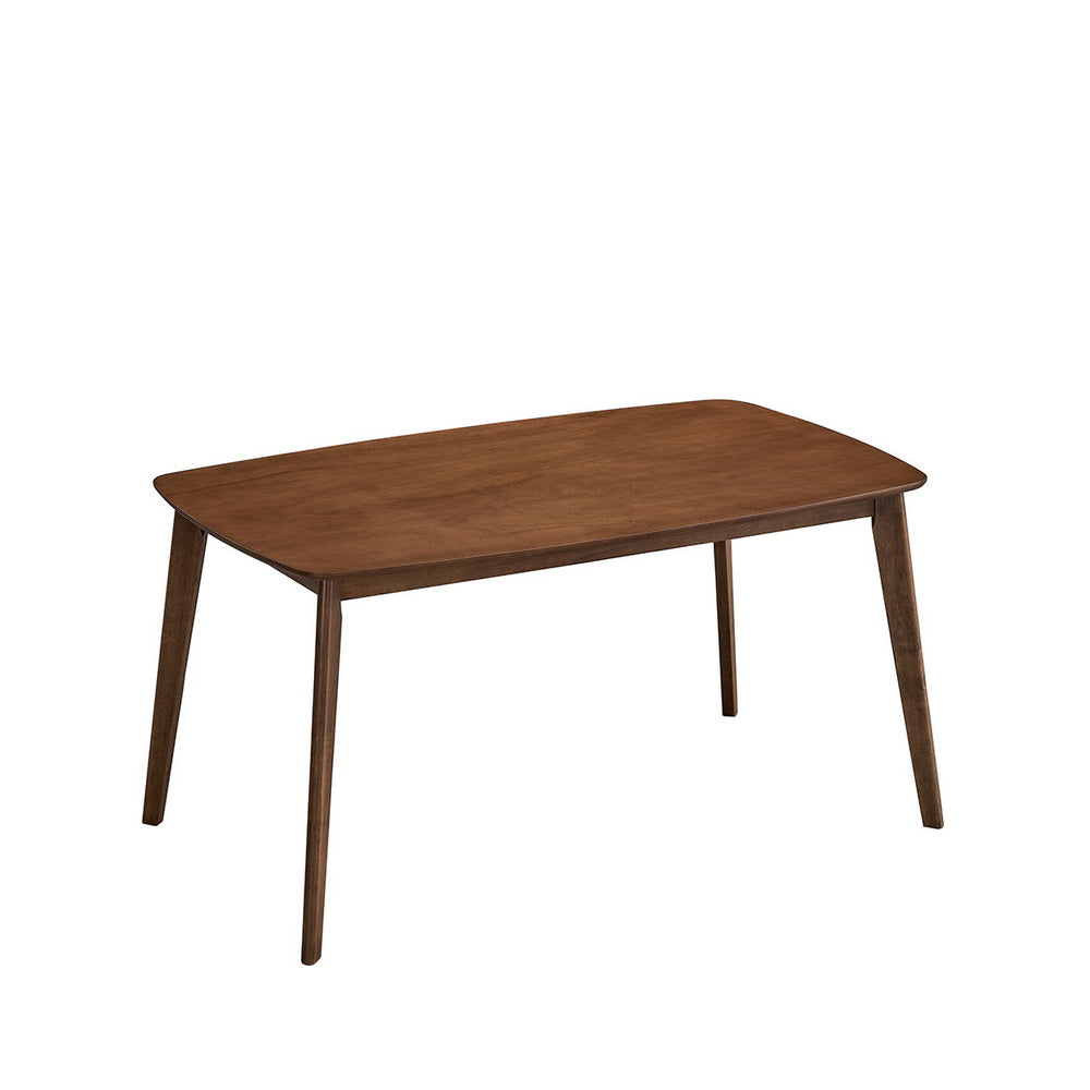 ACTU Dining Table Set with Upholstered Chairs for Modern Homes (Seats 4–6, Solid Wood)