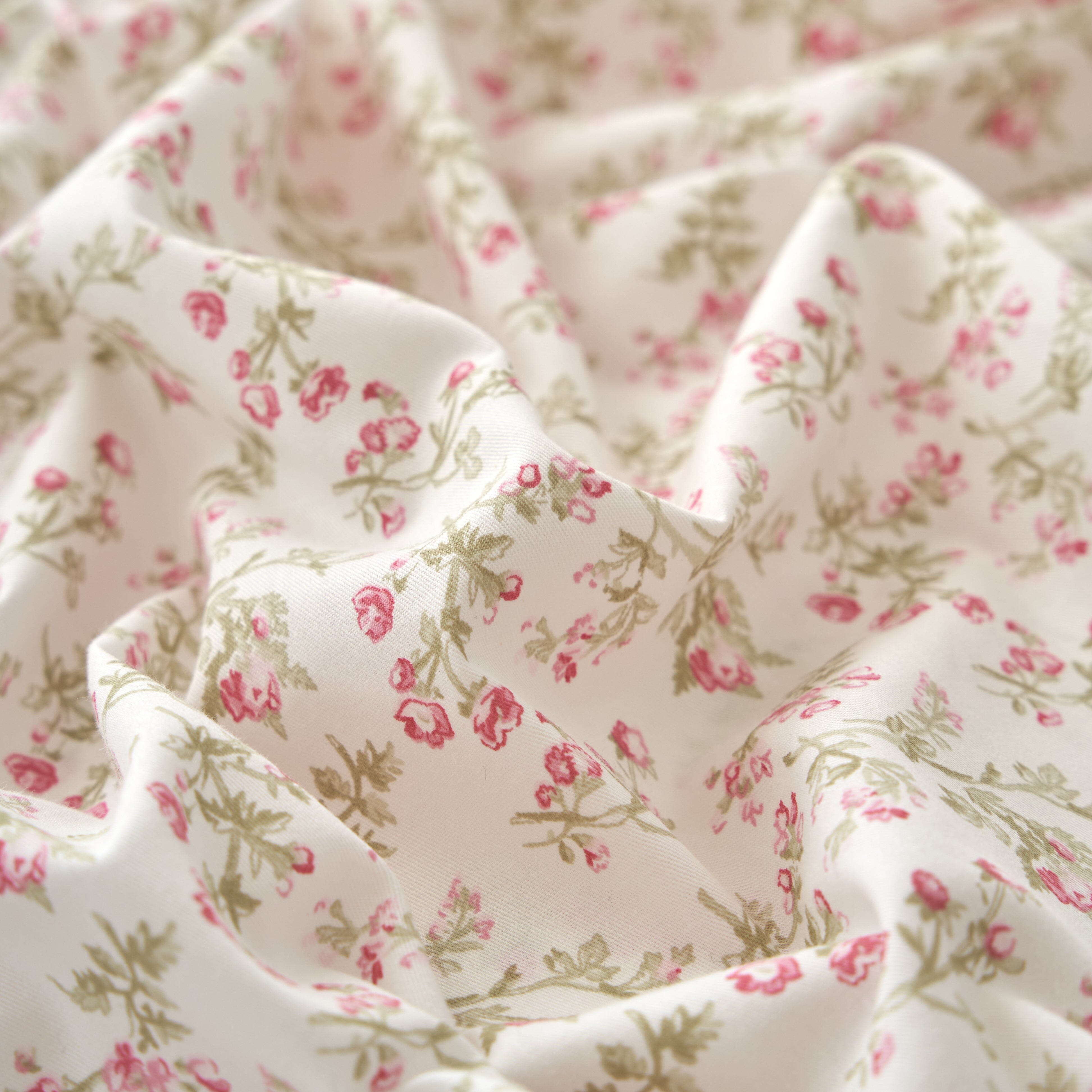 Romantic Coquette Cotton Floral Sheet Set Deep Pocket Bedding