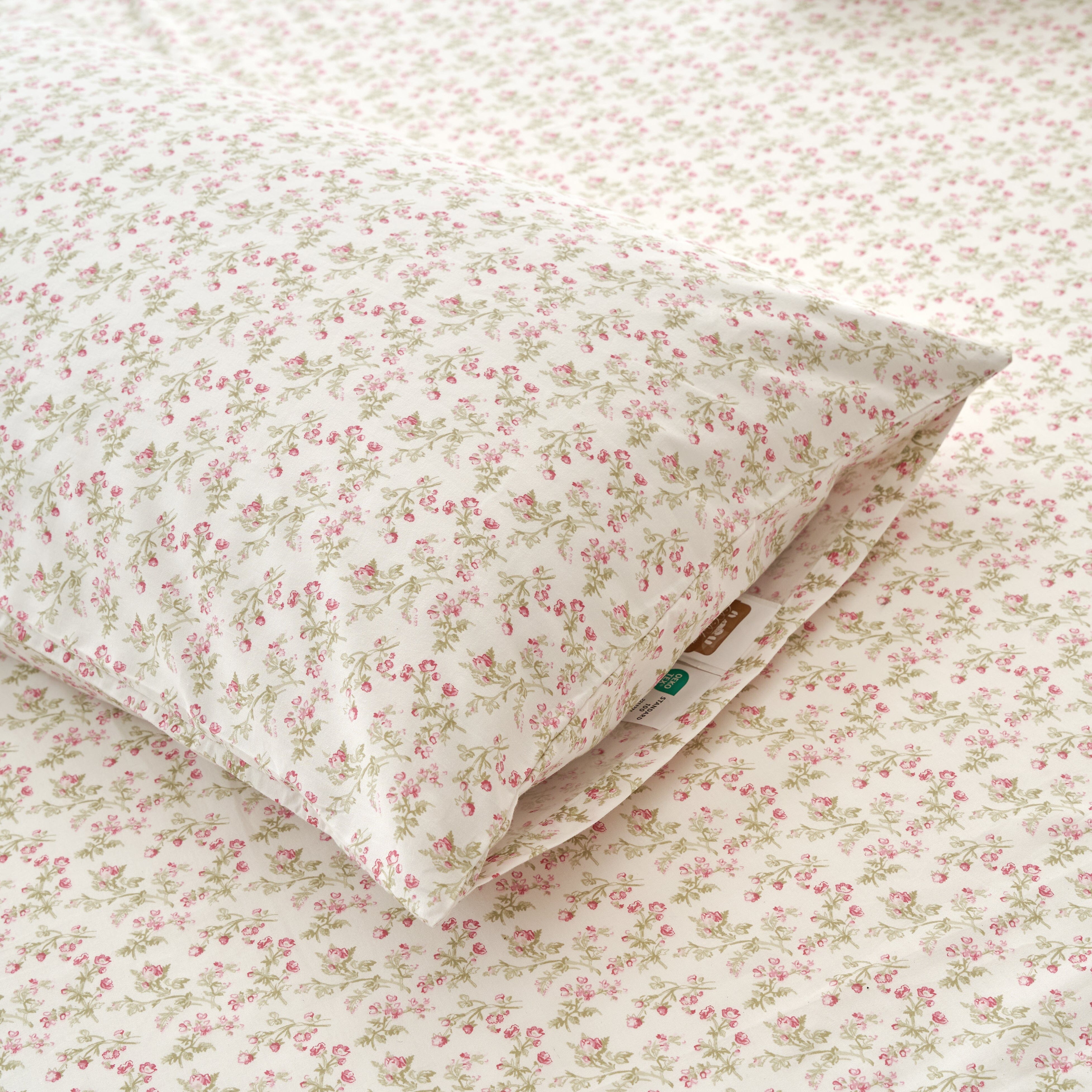 Romantic Coquette Cotton Floral Sheet Set Deep Pocket Bedding