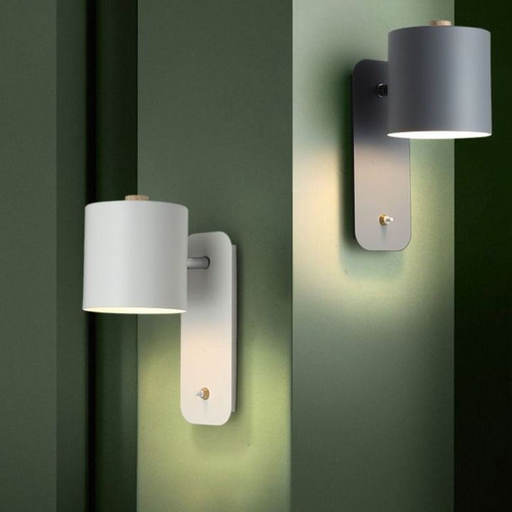 Macaron LED Wall Lamp Minimalist Bedroom Study Corridor Lighting
