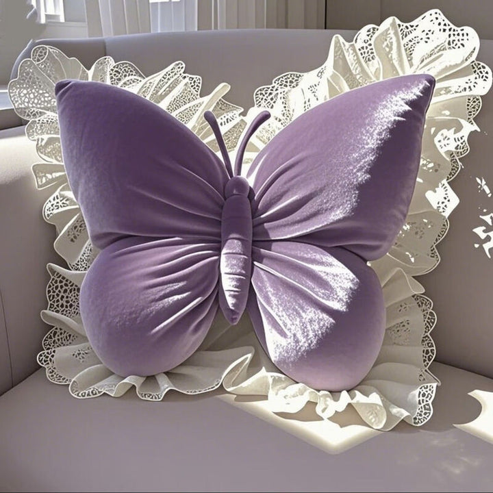 Butterfly Princess Pillow Bow Cushion Sofa Bedroom Home Decor