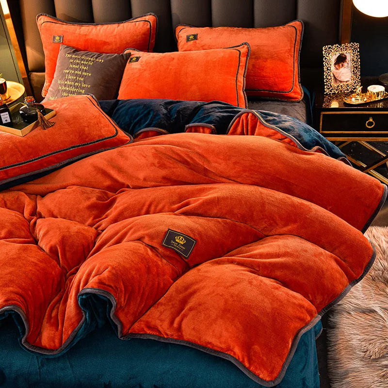 Fleece Bedding Set Winter