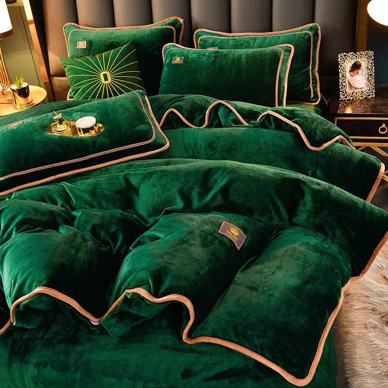 Fleece Bedding Set Winter