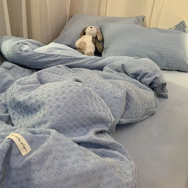 Olive Green Cotton Bedding Set