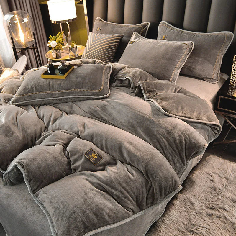 Fleece Bedding Set Winter