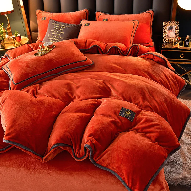 Fleece Bedding Set Winter