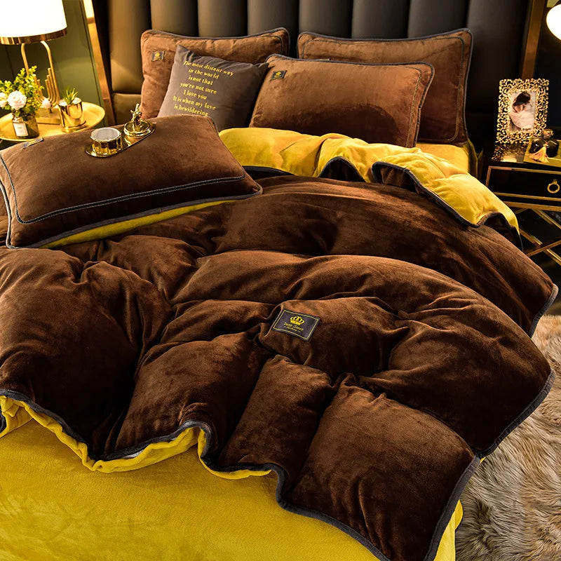Fleece Bedding Set Winter