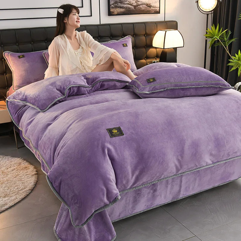 Fleece Bedding Set Winter