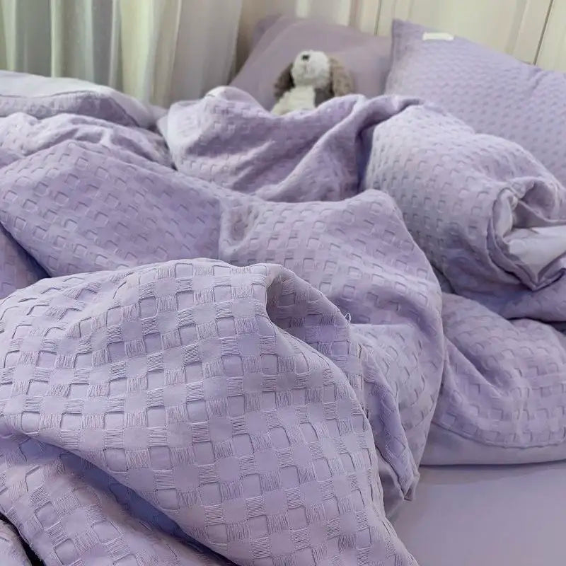 Olive Green Cotton Bedding Set
