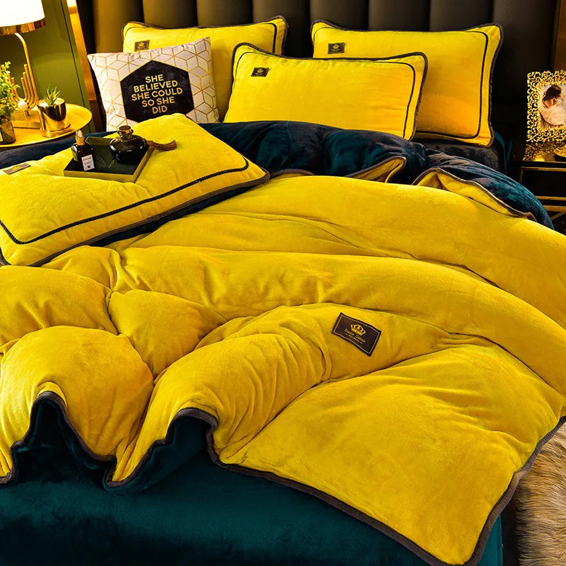 Fleece Bedding Set Winter