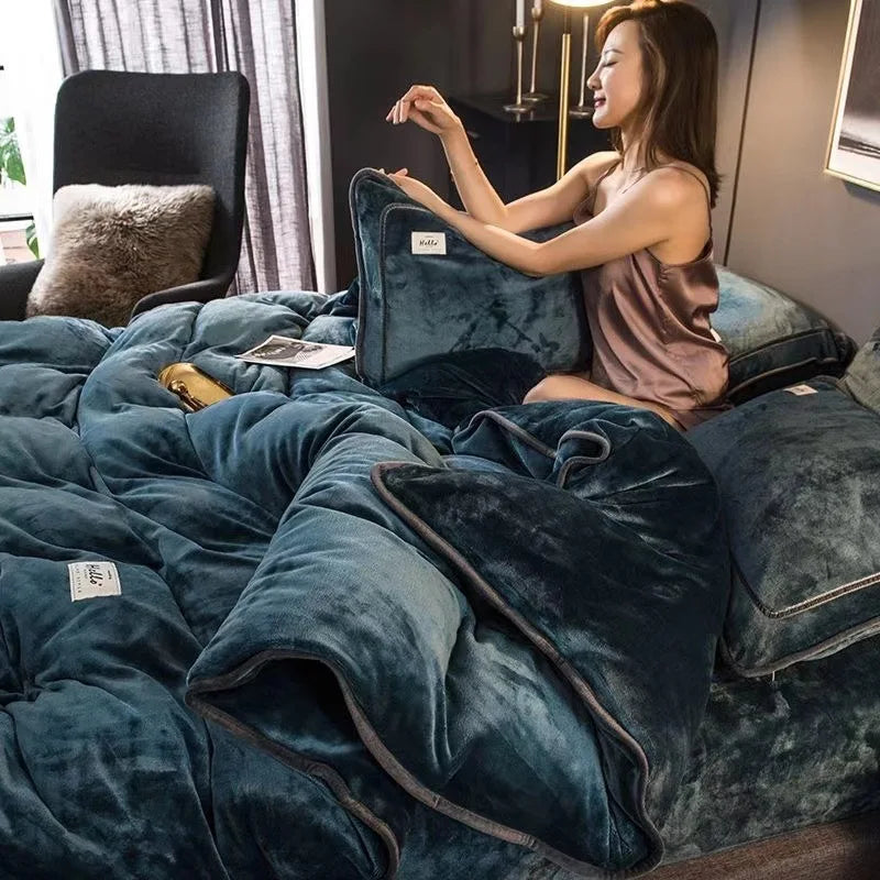 Fleece Bedding Set Winter