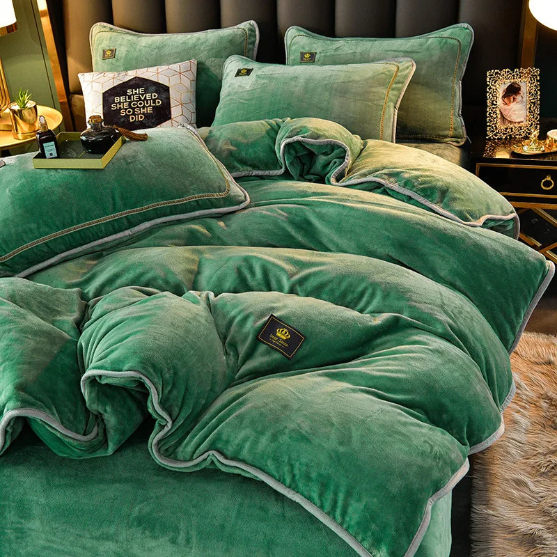 Fleece Bedding Set Winter
