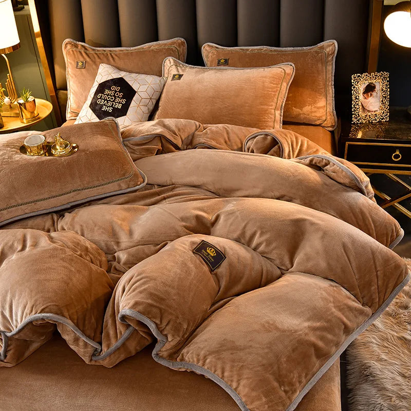 Fleece Bedding Set Winter