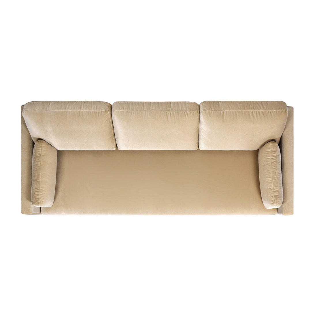 Knox 84' Modern Farmhouse Sofa, Fawn Brown Performance Velvet