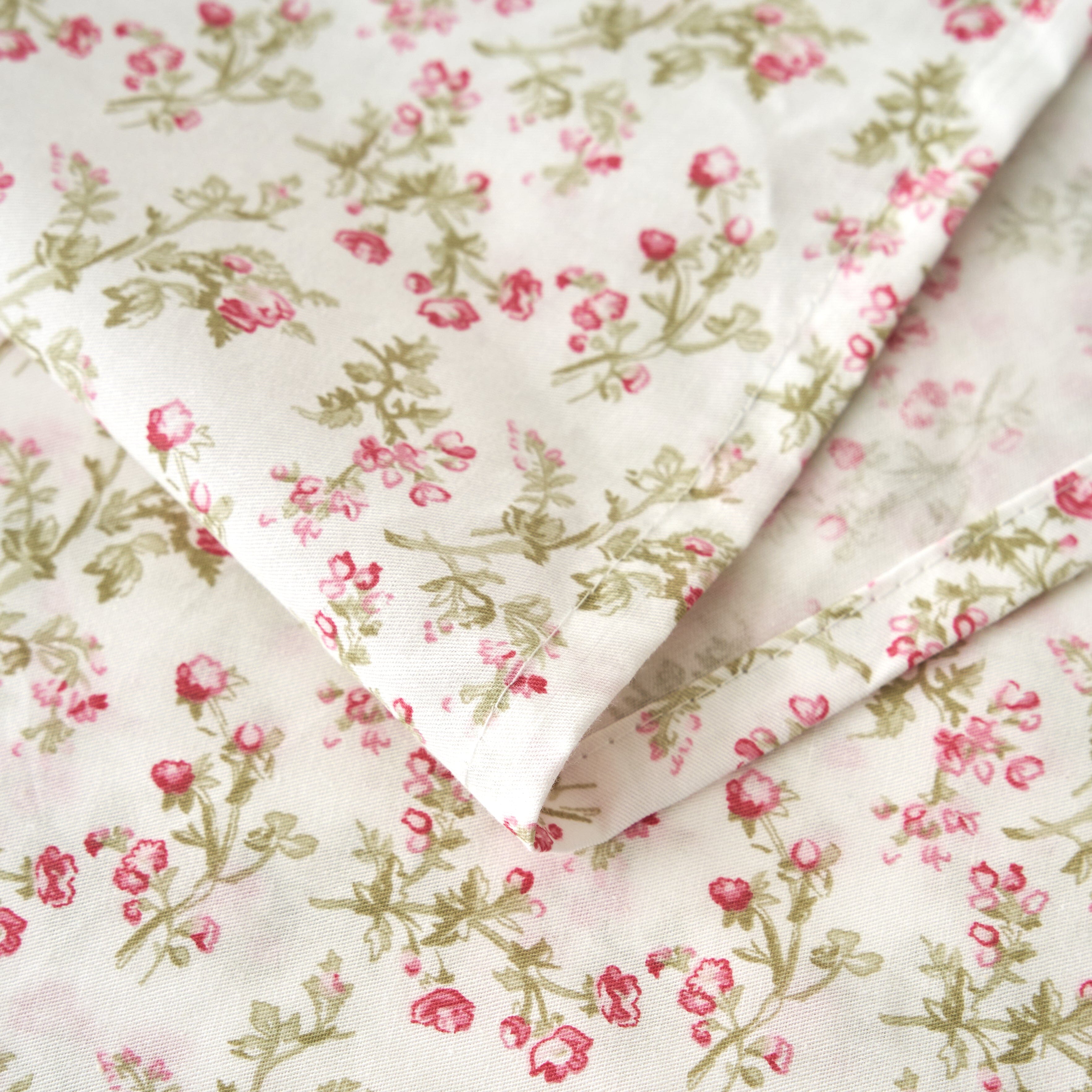 Romantic Coquette Cotton Floral Sheet Set Deep Pocket Bedding
