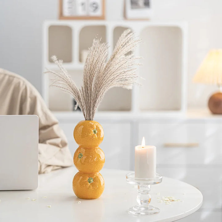 Ceramic Fruit Vase for Home and Office
