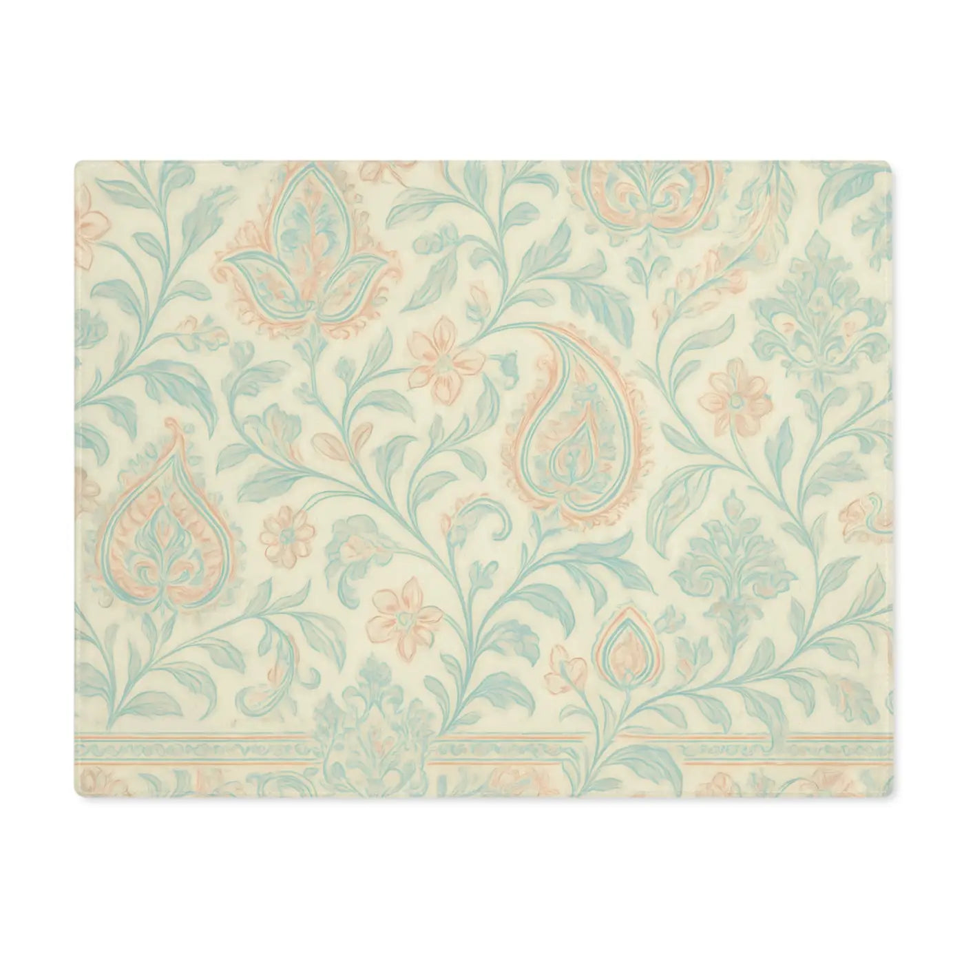 Premium Floral Table Placemat - Cotton Twill - Dipaliz