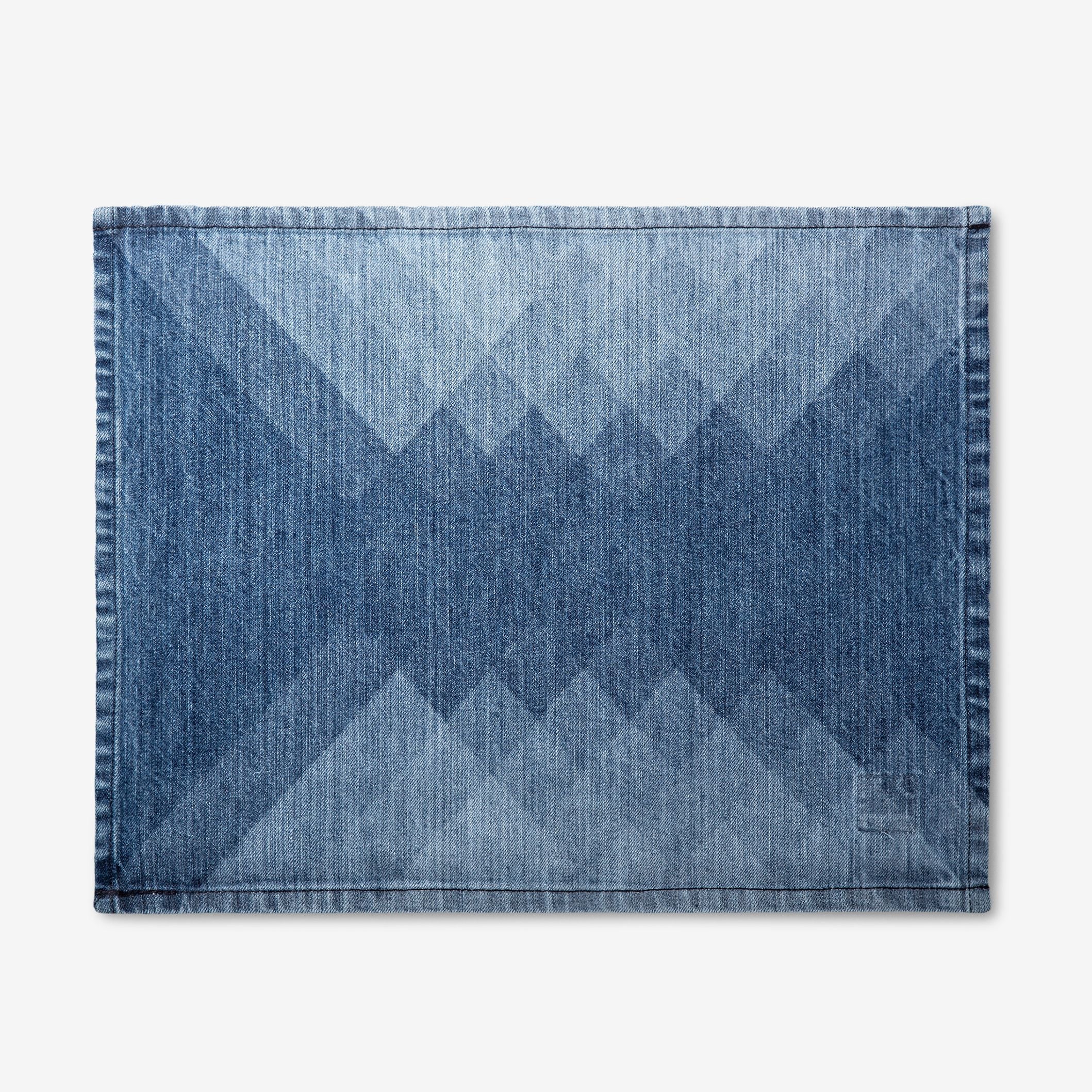 PLACEMAT - LASER PRINTED DENIM