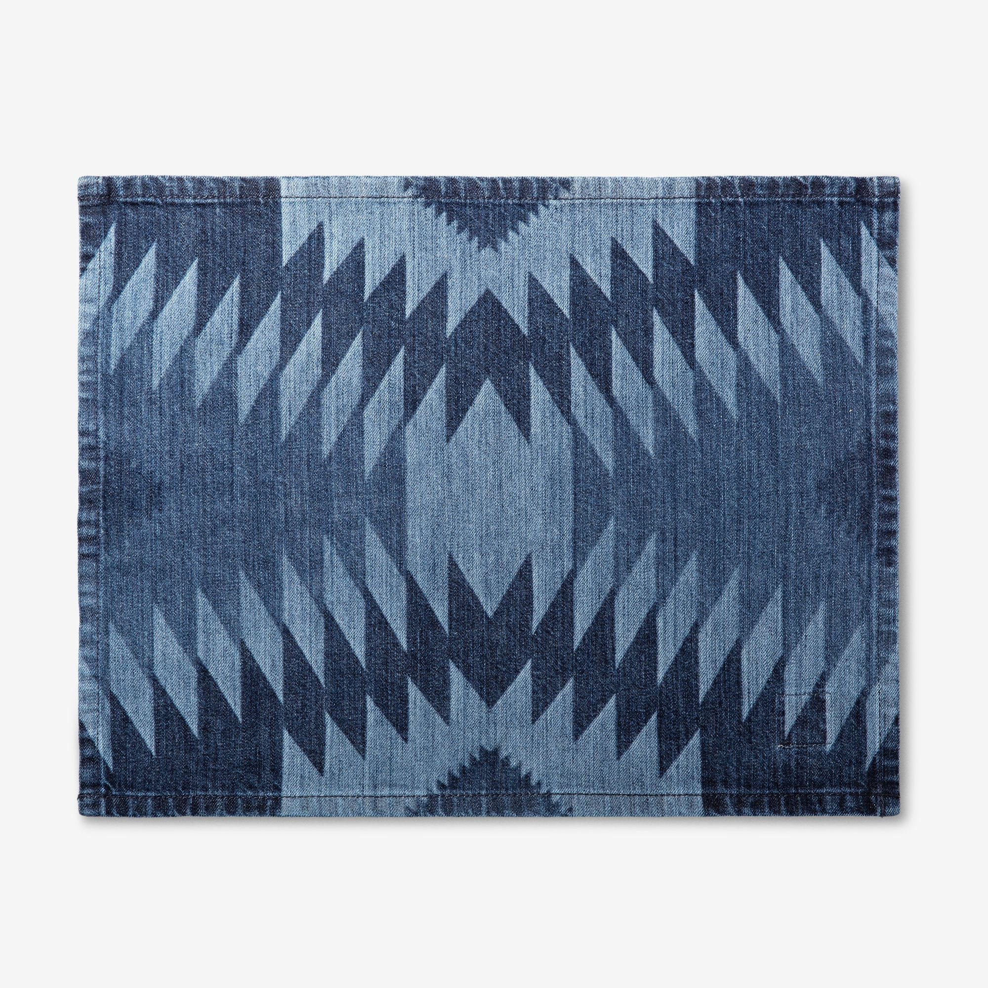 PLACEMAT - LASER PRINTED DENIM