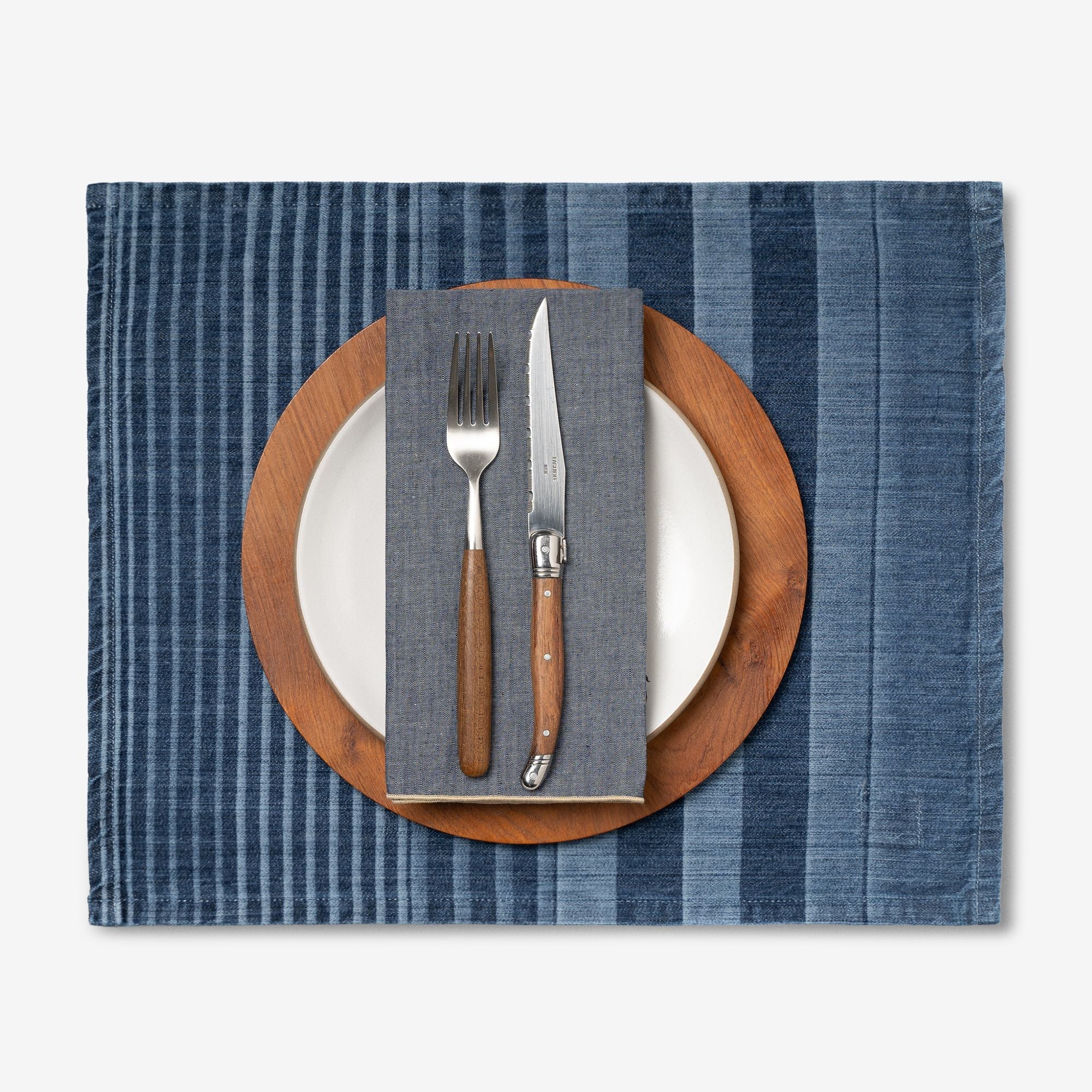 PLACEMAT - LASER PRINTED DENIM