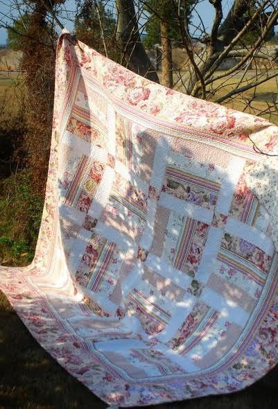 Bedding Cottage Floral Patchwork Quilted Coverlet Bedspread Set