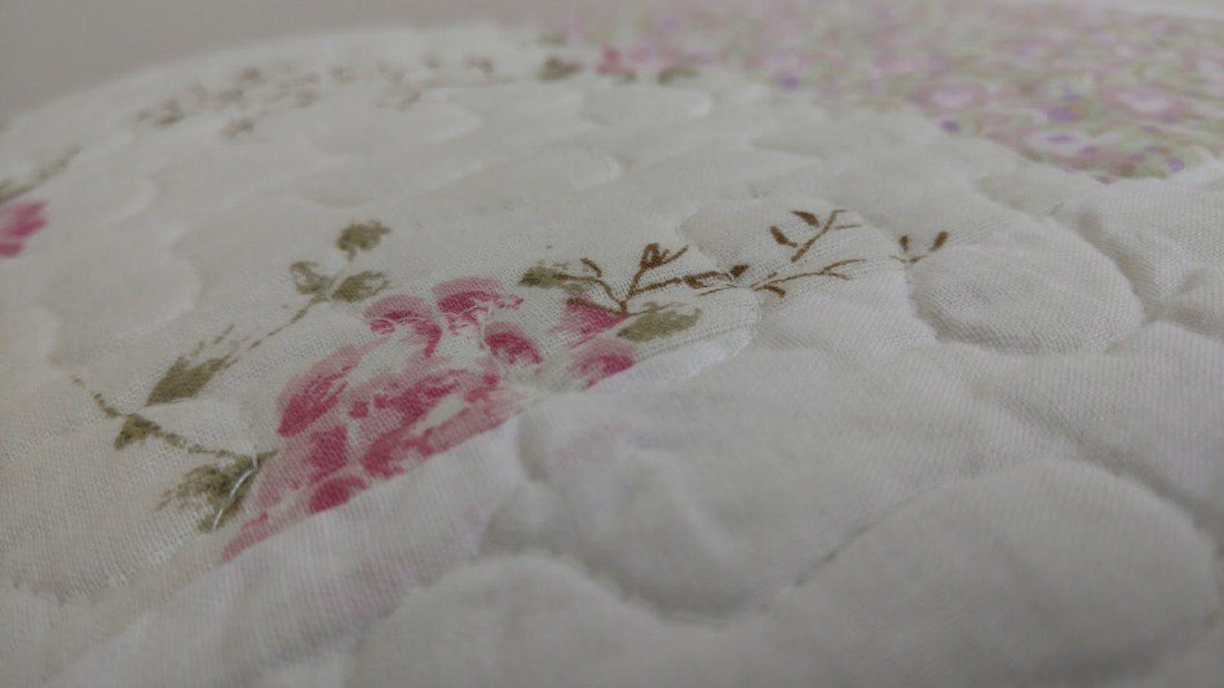 Bedding Cottage Floral Patchwork Quilted Coverlet Bedspread Set
