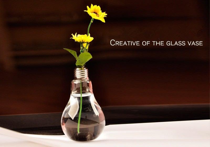 Glass Bulb Hanging Vase Hydroponic Plant Decorative Home Wedding